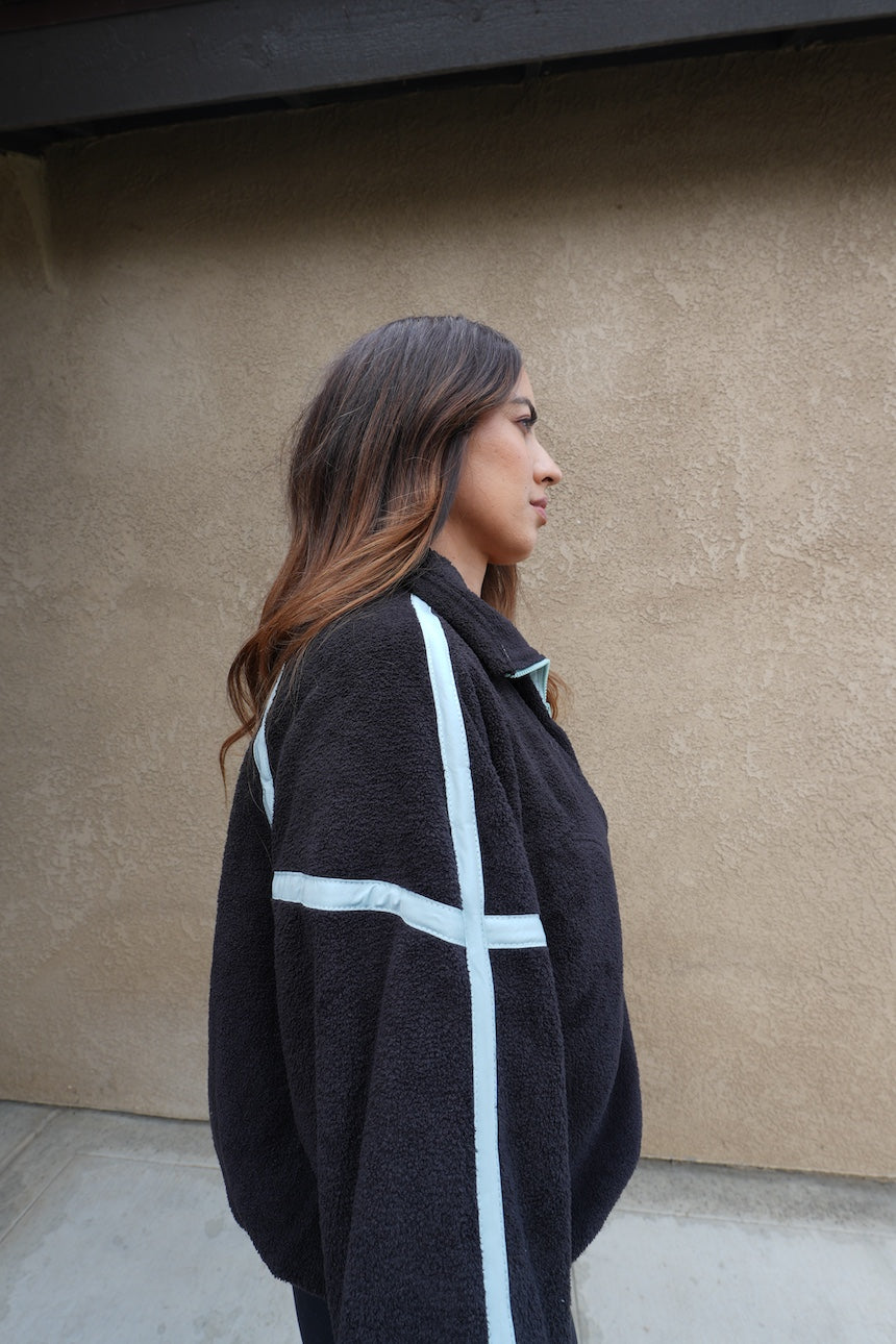 Fleece half zip Sweater