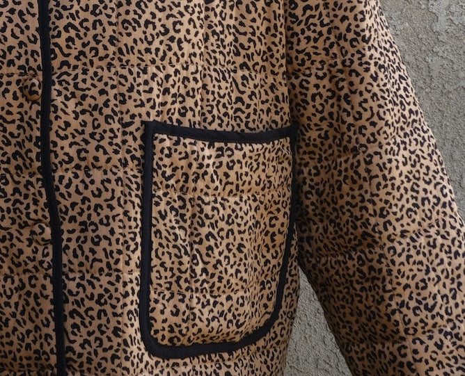 Leopard Quilted Jacket