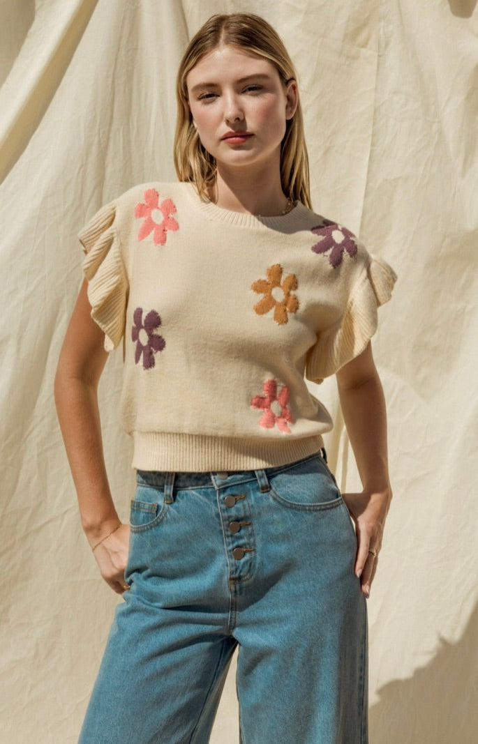 Floral Sweater top