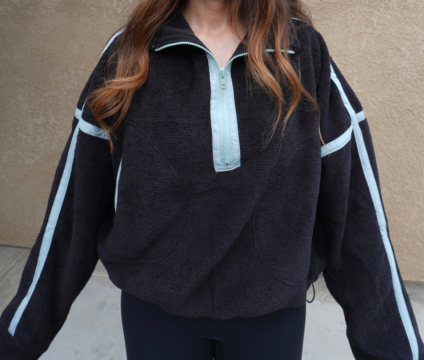 Fleece half zip Sweater