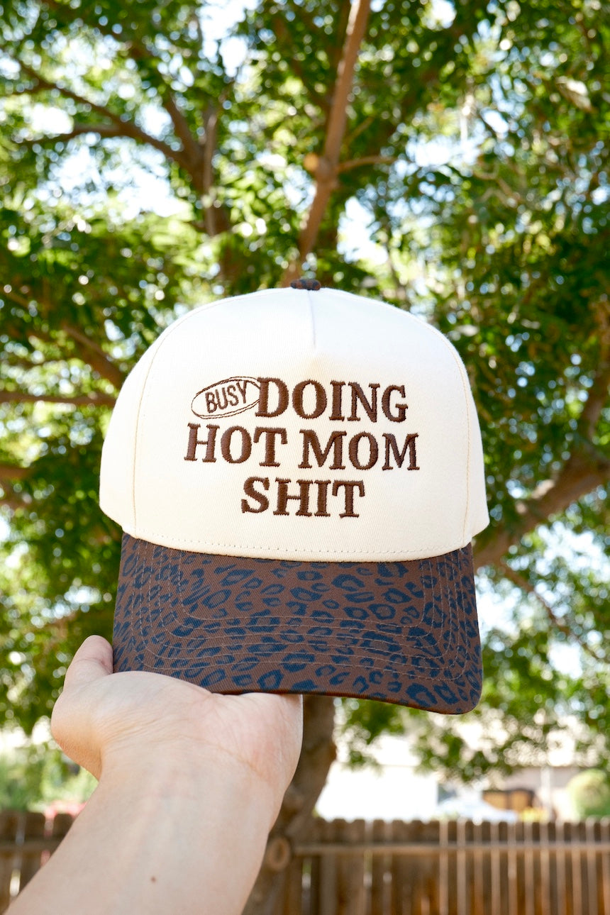 Busy Doing Mom Trucker Hat