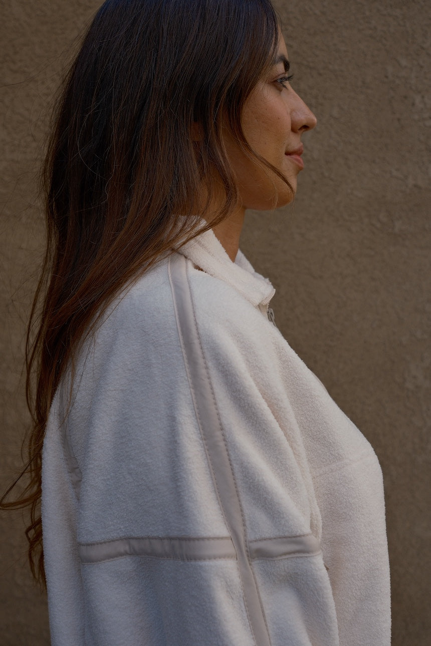 Fleece half zip Sweater