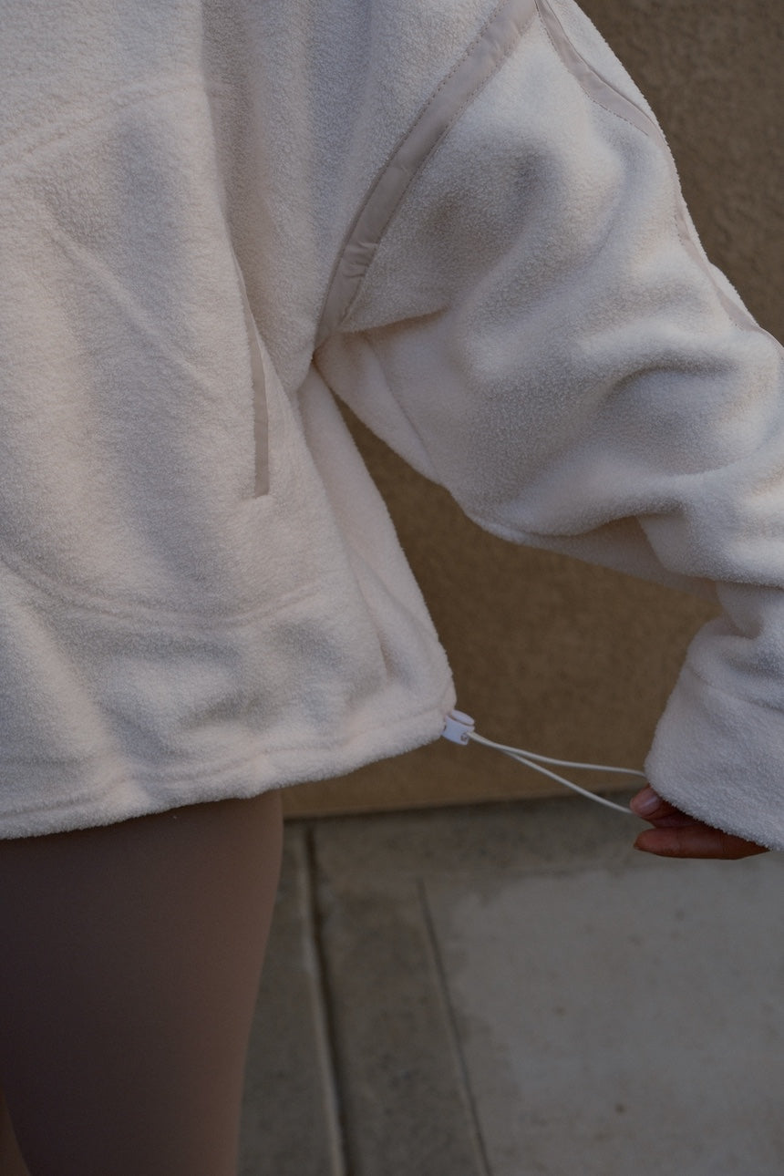 Fleece half zip Sweater