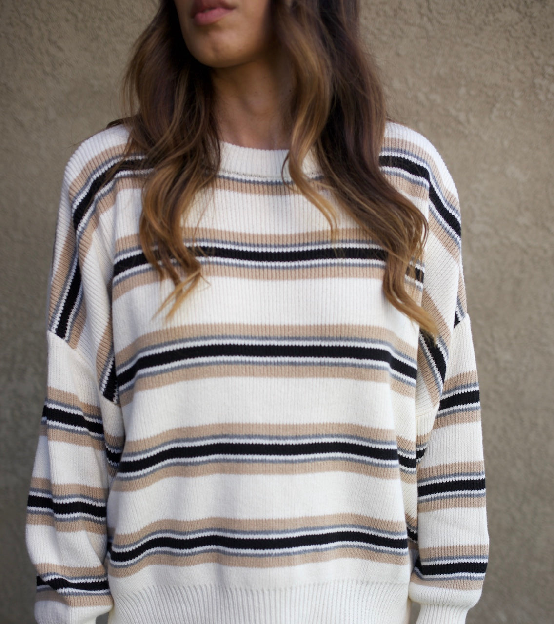 Drew Striped Sweater