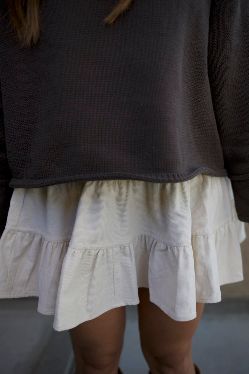 Mini Cordoruy Skirt