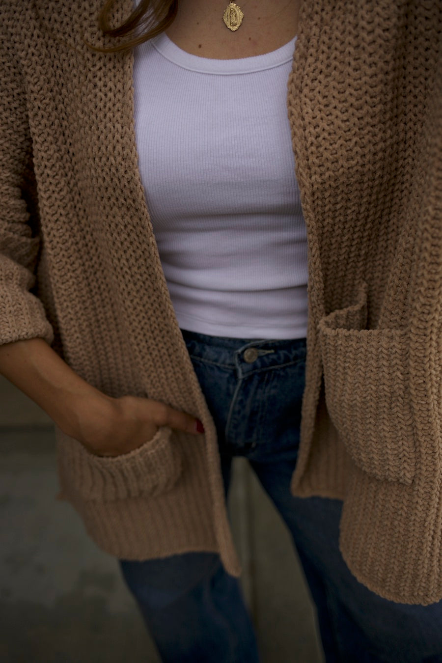 Chenille Cardigan