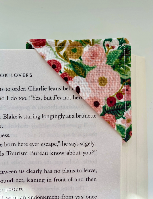 Rose Garden Party Corner Bookmark