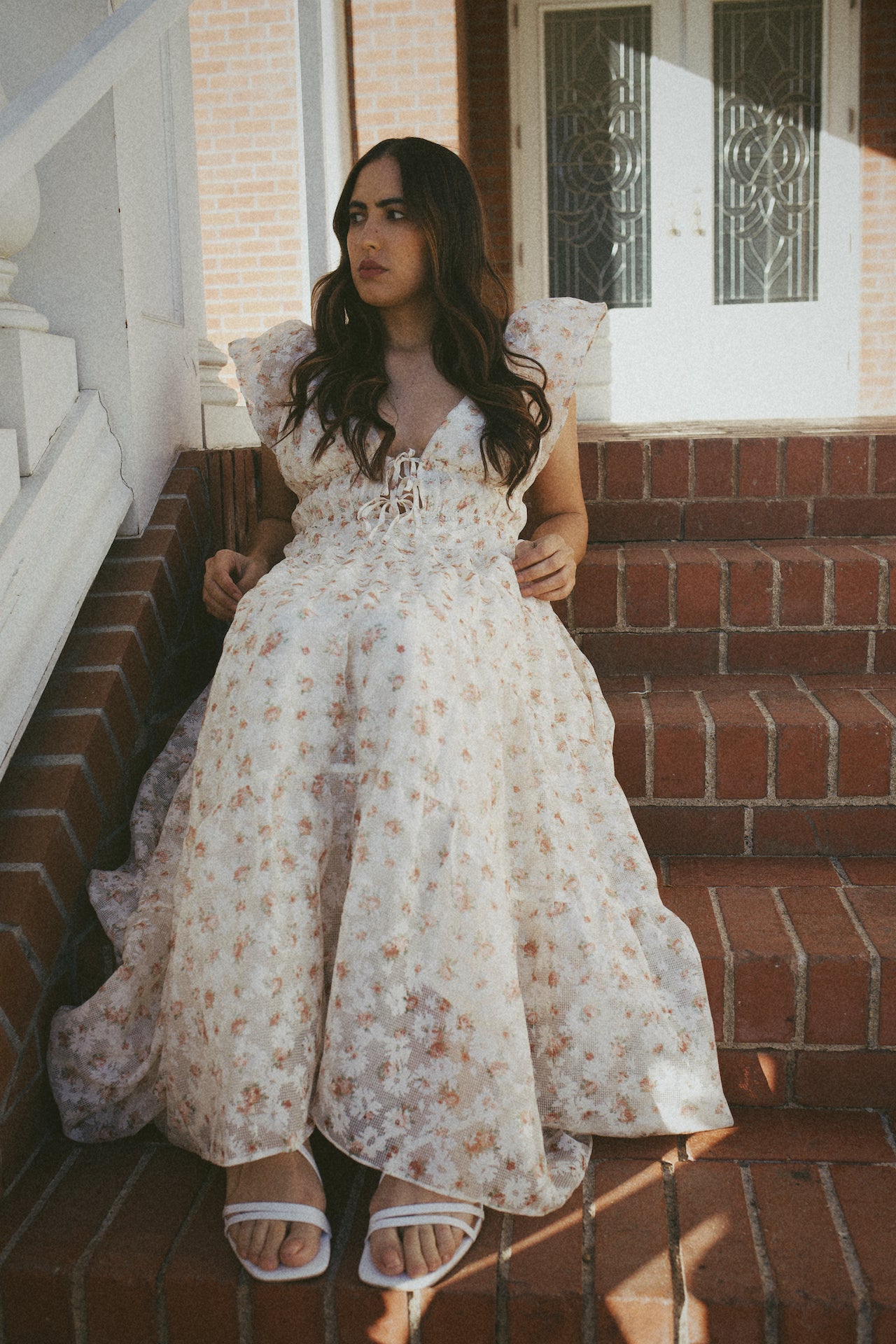 Arianna Floral Detail Dress